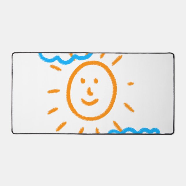 Laden Sie Kinder hoch, in denen Kids-Artwork Gezei Schreibtischunterlage (Vorderseite)