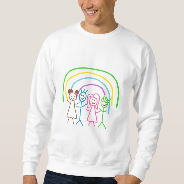 Laden Sie Kinder hoch, in denen Kids-Artwork Gezei Sweatshirt (Vorderseite)