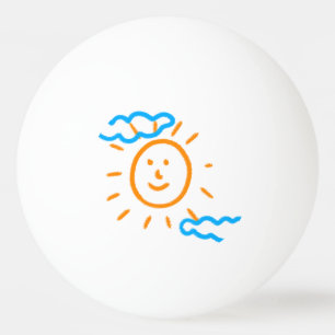 Laden Sie Kinder hoch, in denen Kids-Artwork Gezei Tischtennisball
