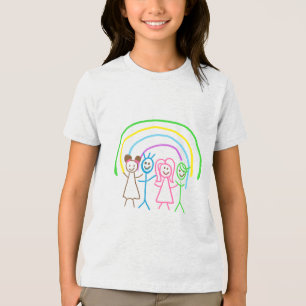 Laden Sie Kinder hoch, in denen Kids-Artwork Gezei Tri-Blend Shirt