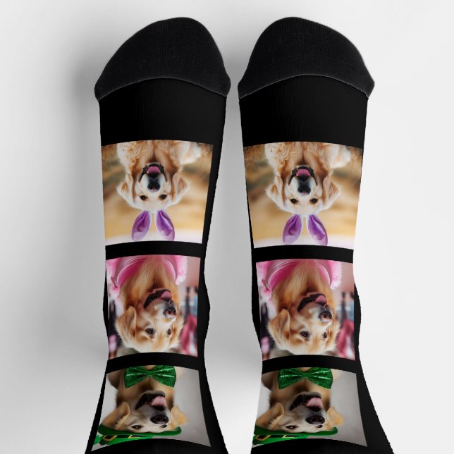 Laden Sie Personalisierte Begleiter-Foto-Geschenke Socken (Oben)