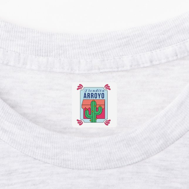 Laden Sie Personalisierte Logo-Aufkleber hoch Etiketten (Befestigt)