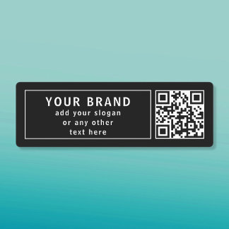 Laden Sie QR-Code oder Logo usw. hoch. | Modern wa Etiketten