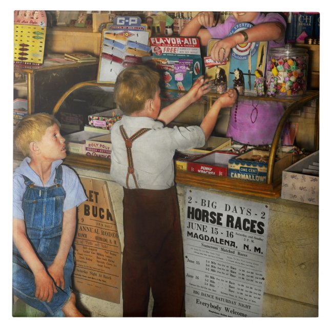 Laden - Süßigkeiten für uns beide 1940 Fliese (Vorderseite)