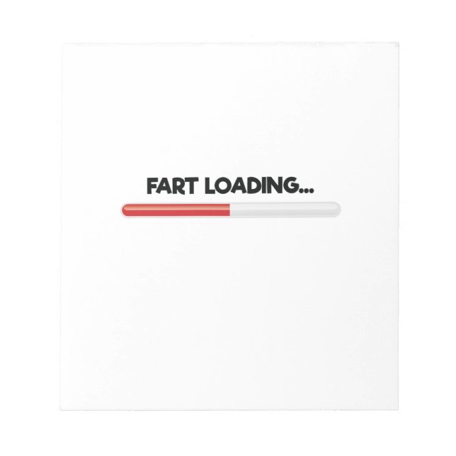 Laden von Furzen Notizblock (Vorderseite)