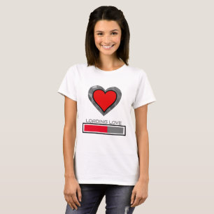 Laden von Liebe - digitales Herz T-Shirt