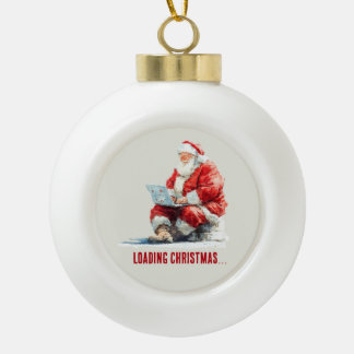 Laden Weihnachten Weihnachtsdesign Keramik Kugel-Ornament