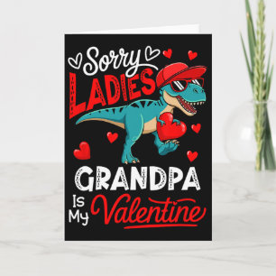 Ladies Lustiger Witz Opa ist mein Valentinstag T-R Karte