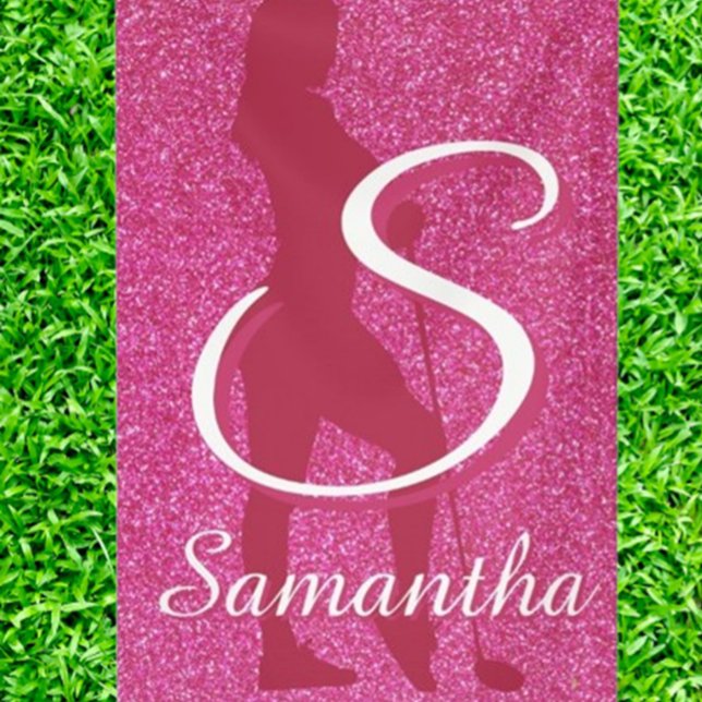 LADIES PINK GLITZER BANNER (Discover the perfect women's gifts that sparkle! From glittery beauties to monogrammed backdrops, )