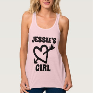 ,LADIES VINTAGE T - SHIRT, JESSIE'S GIRL TANK TOP