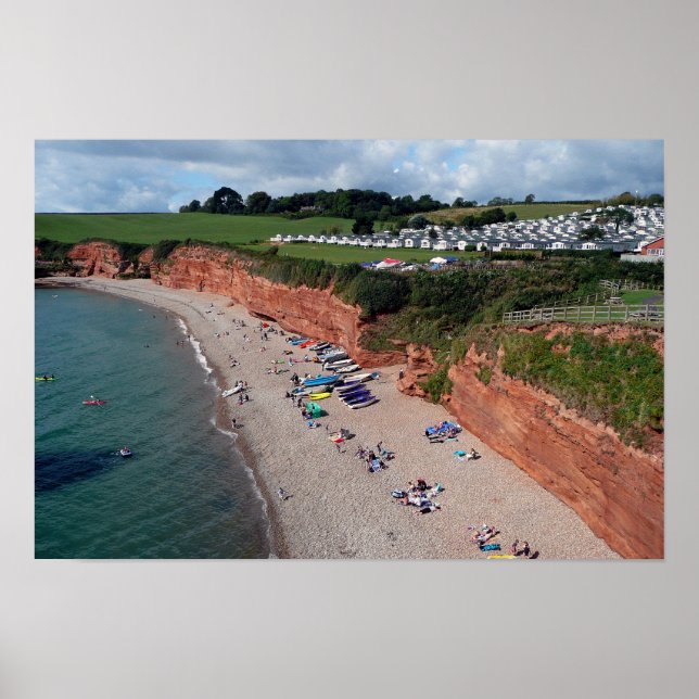 Ladram Bay Jurassic Coast Devon Poster (Vorne)