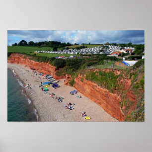 Ladram Bay Jurassic Coast Devon Poster