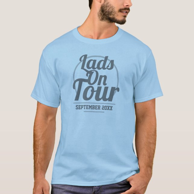 Lads auf Tour Holiday T - Shirt (Vorderseite)