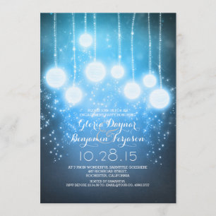 lädt romantisches rustikales Verlobungs-Party der Einladung