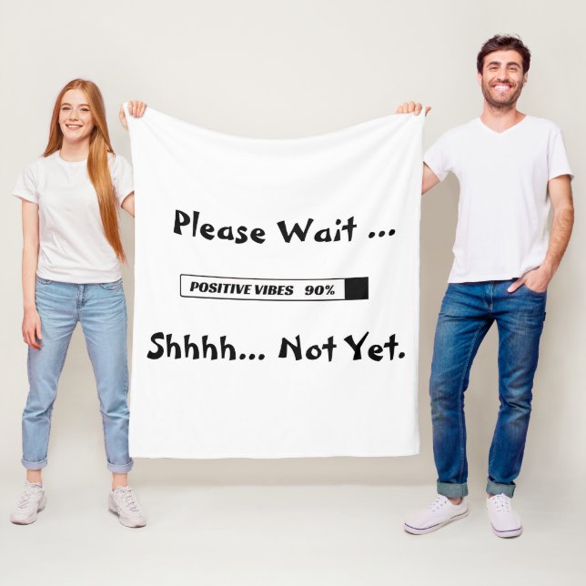 "Ladung Bar" Coole Motivierend Fleece Blanket (Beispiel)