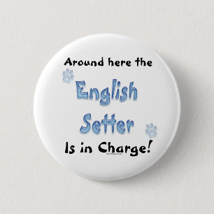Ladung für den englischen Setter - Schaltfläche Button