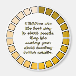 Ladung im neuen Jahr Magnet