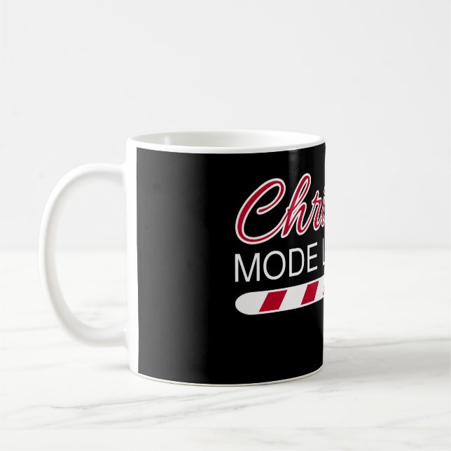 Ladung im Weihnachtsmodus - X Mas Candy Cane Load  Kaffeetasse (Links)