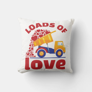 Ladung Liebe LKW Valentinstag Junge Kinder Kissen
