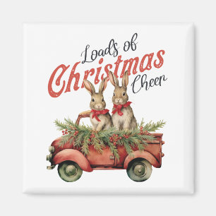Ladung von Weihnachts-Tschernobschen in Red Truck Magnet