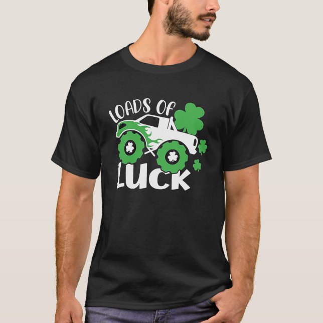 Ladungen Luck Boys Truck St Patricks Day Kinderwag T-Shirt (Vorderseite)