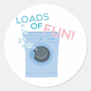 Ladungen Spaß Runder Aufkleber