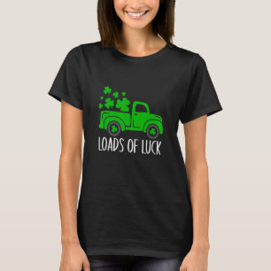 Ladungen von Luck Buffalo Kariert Truck Kleeblatt T-Shirt