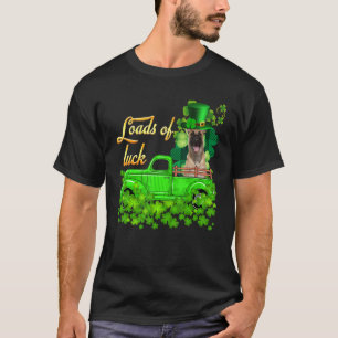 Ladungen von Luck Truck Belgischer Hirte St Patric T-Shirt