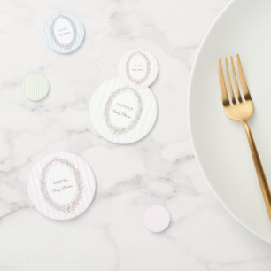 Laduree French Caffee Bonjour Bebe Green Strip Konfetti