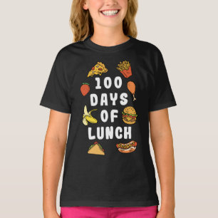 Lady 100 Days of Lunch Lady Mittag T-Shirt