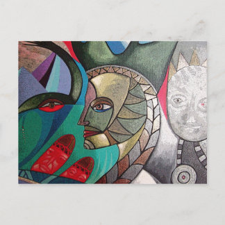 Lady A Postkarte