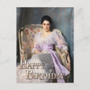 Lady Agnew of Lochnaw 1864 Happy Birthday Postkarte