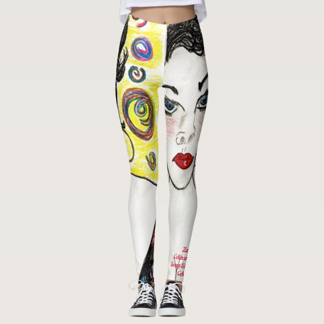Lady All-Over-Print-Leggings Leggings (Vorderseite)