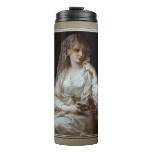 Lady als Vestal-Jungfrau von Angelika Kauffmann Thermosbecher