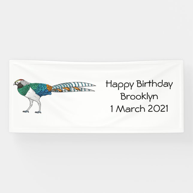 Lady Amherst-Cartoon Banner (Horizontal)