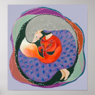 Lady and Fox. Poster