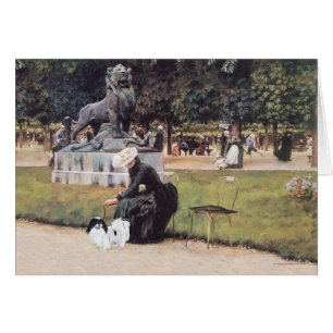 Lady and Japanese Chin im Park