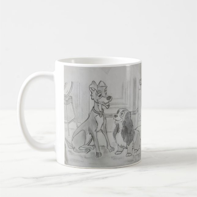 Lady and The Tramp Mug Kaffeetasse (Links)
