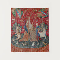 Lady and Unicorn Medieval Tapestry Hearing