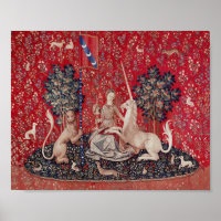 Lady and Unicorn Medieval Tapestry Sight