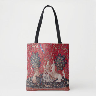 Lady and Unicorn Mittelalterliche Tapestry - Blick
