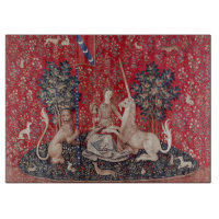 Lady and Unicorn Mittelalterliche Tapestry - Blick