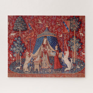Lady and Unicorn Mittelalterliche Tapestry Puzzle