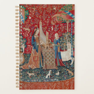 Lady and Unicorn Mittelalterliches Bandgebärden Planer
