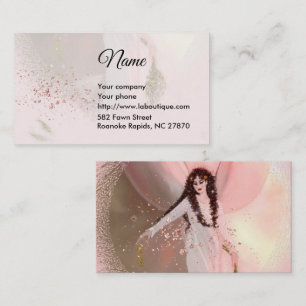 Lady Angel Business Card Visitenkarte