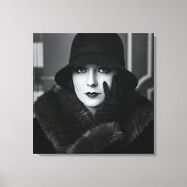 Lady Art Deco, von Natasha Us Leinwanddruck