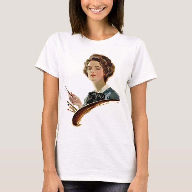 Lady Artist T-Shirt (Vorderseite)