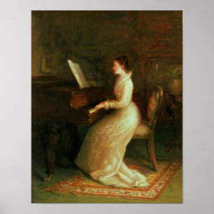 Lady at the Piano Poster