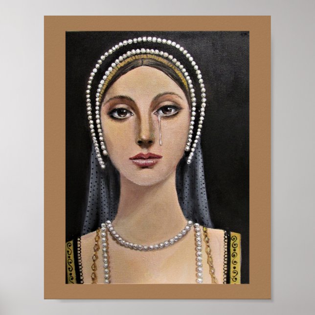 Lady aus der englischen Tudor-Ära/ Poster (Vorne)