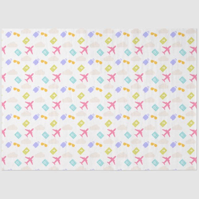 Lady Aviator Tissue Paper Seidenpapier (Vorderseite)